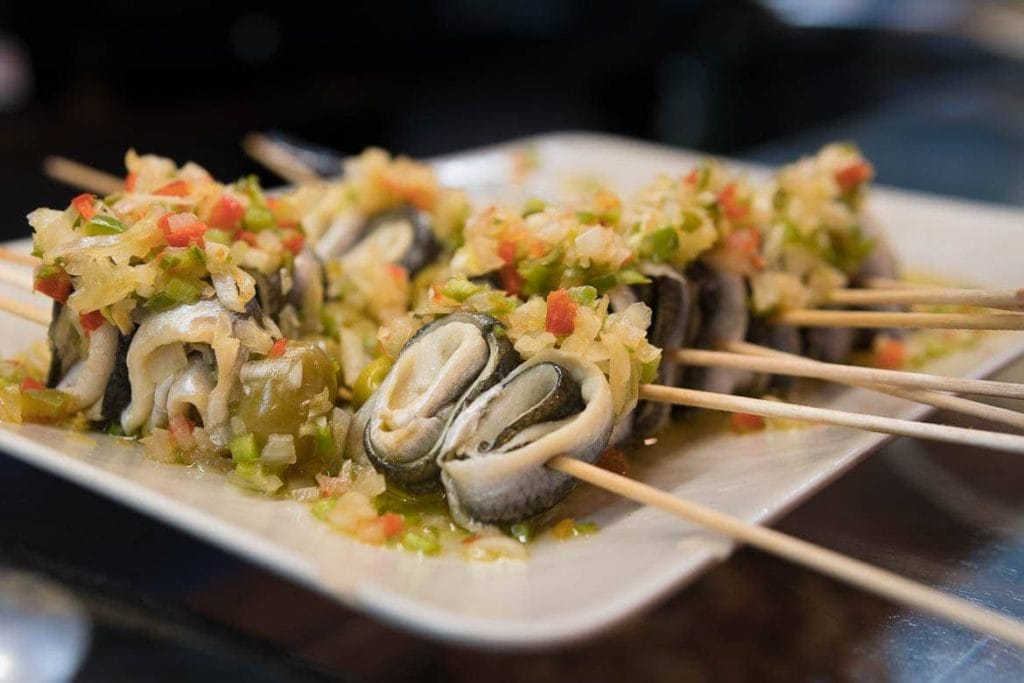 banderillas e pintxos