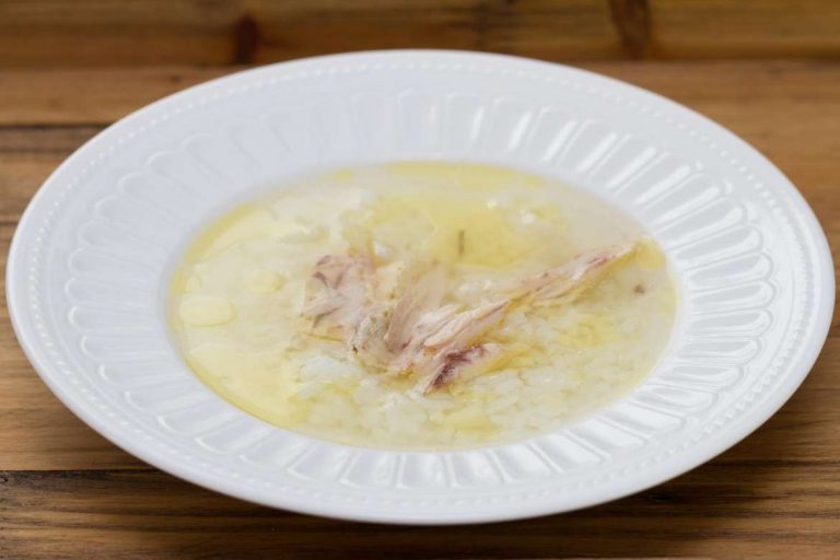 Canja de Galinha is a typical Portuguese soup