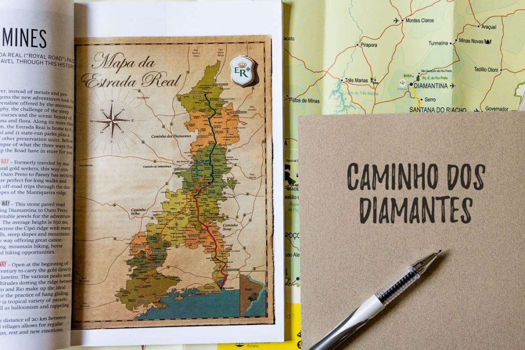 caminho dos diamantes diamond road guide from the brazilian royal road