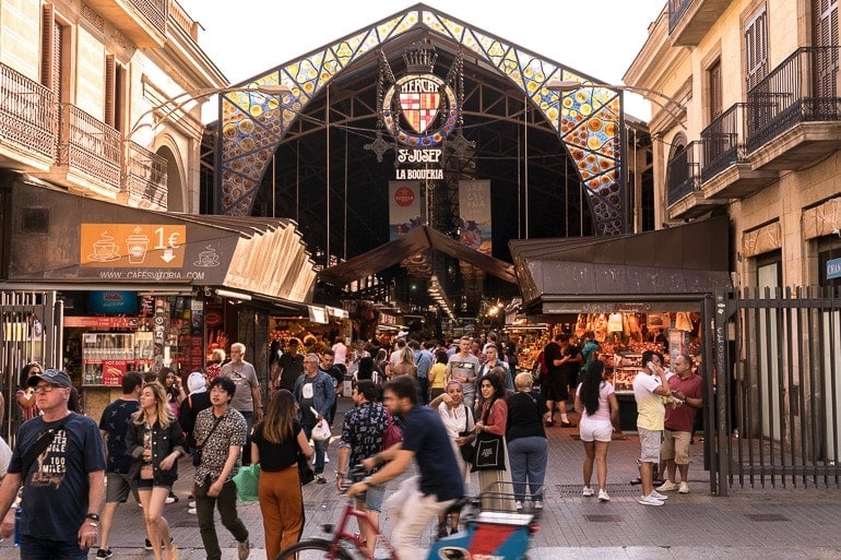Mercado La Boquería em Barcelona
