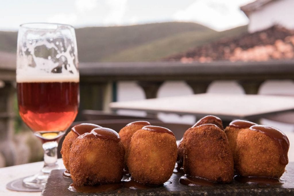 snacks and craft beer in Ouro Preto Minas Gerais