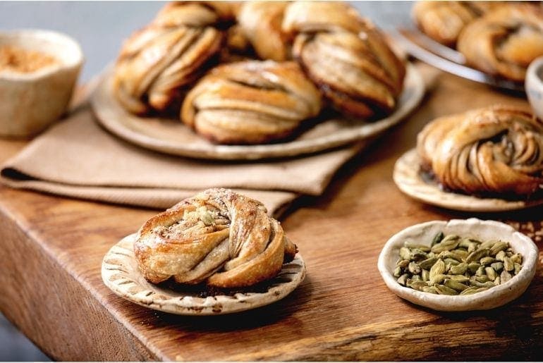 pastries with cardamom