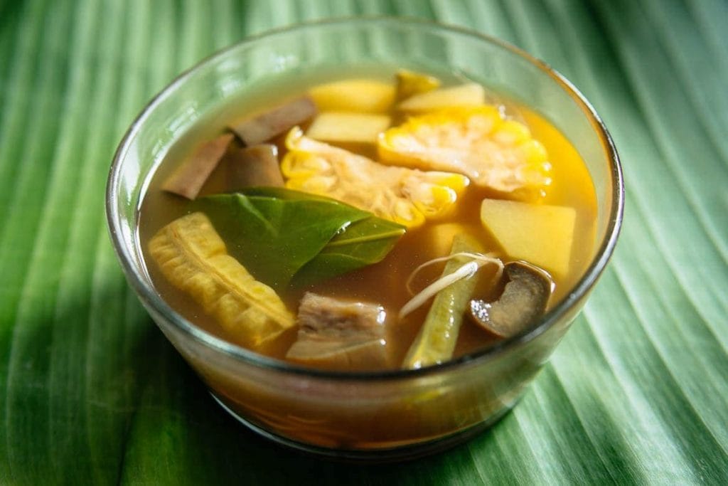 Soto Sayur Asem is a soup with tamarind from Indonesia