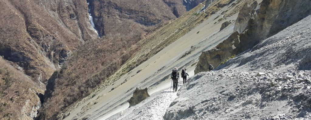 Annapurna trail in Nepal requires travel insurance