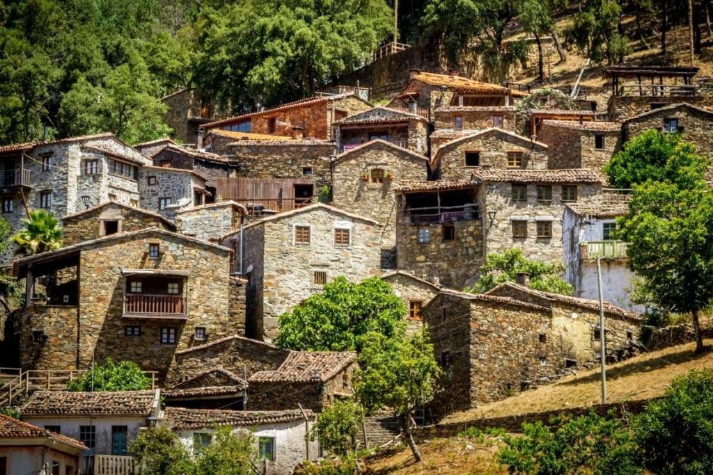 Village with Xisto Made Houses, Aldeias de Xisto in Portugal