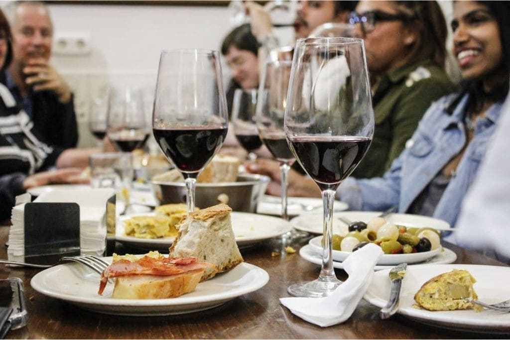 Wine and Tapas Tour in Madrid Spain