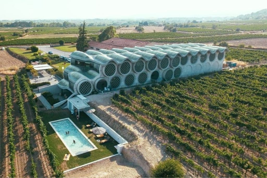 Wine Hotel Mastinell in Penedes, Catalonia, Spain